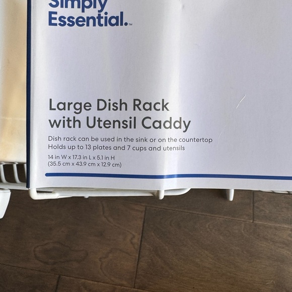 Brand new large dish rack with Utensil Caddy - Picture 2 of 5